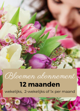 Bloemenabonnement 12 maanden