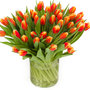 Oranje/gele tulpen (per bos van 10st)